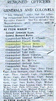 vinny resign Burning of Dublin Custom House 1921