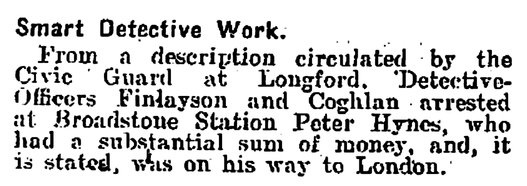 Smart detective work1 Burning of Dublin Custom House 1921